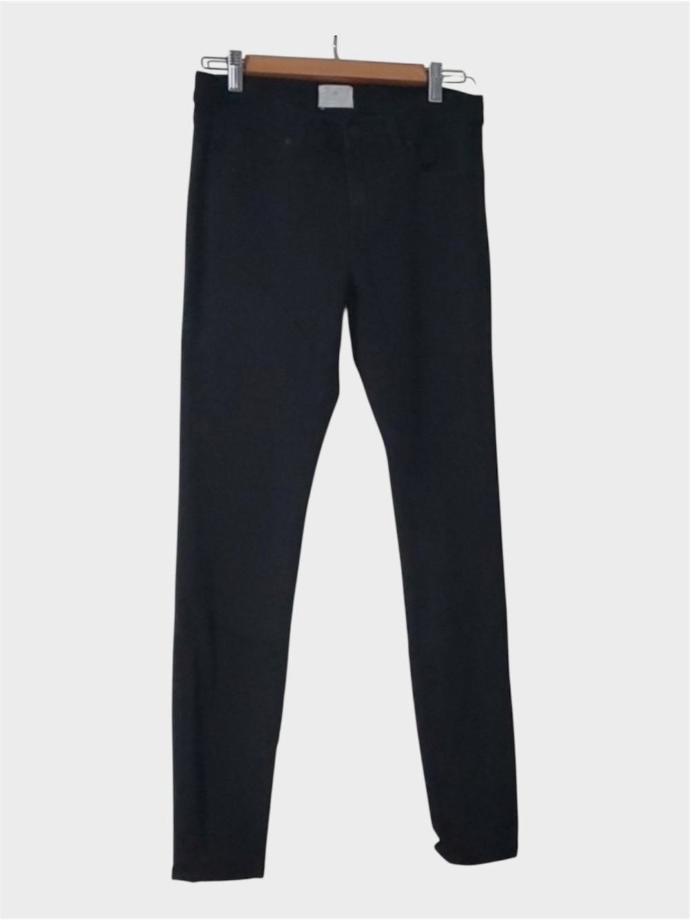 Caslon black skinny jeans pants rayon blend size 28 equals US size 6